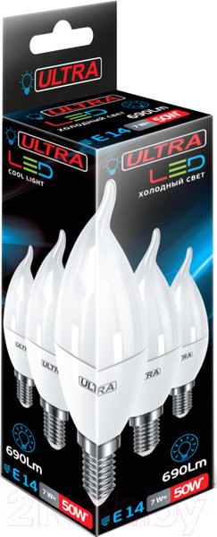 Изображение товара Лампа Ultra LED-F40-7W-E14-4000K