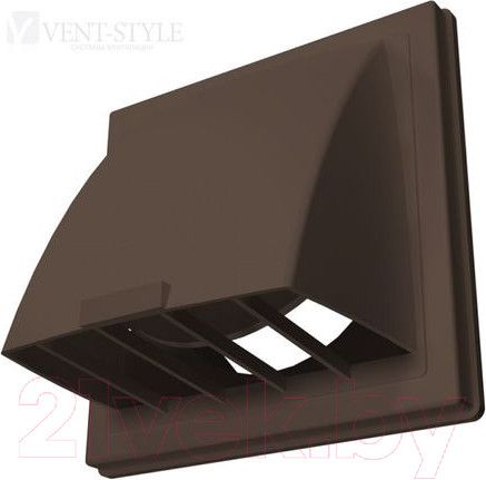 Изображение товара Решетка вентиляционная ERA С выходом 1919К15.16ФВ (коричневый)
