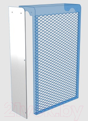 Изображение товара Боковина для экрана радиатора ERA БГ-МЭР (белый)