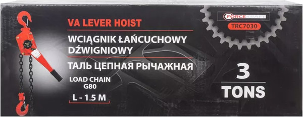 Изображение товара Таль ручная ForceKraft FK-TRC7030(48589)