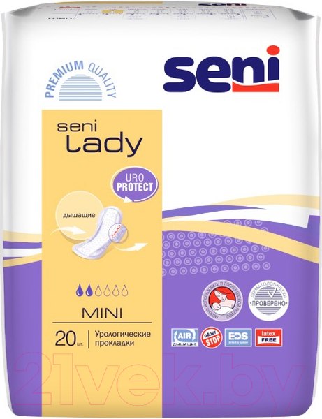 Изображение товара Прокладки урологические Seni Lady Mini (20шт)