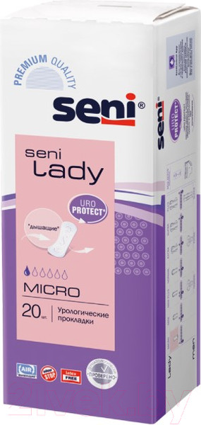 Изображение товара Прокладки урологические Seni Lady Micro (20шт)