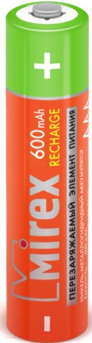 Изображение товара Комплект аккумуляторов Mirex HR03 / HR03-06-E2 (2шт)