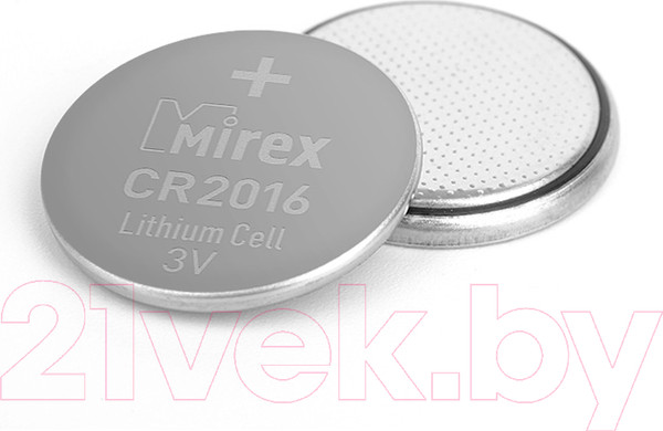 Изображение товара Комплект батареек Mirex CR2016 3V / CR2016-E4 (4шт)