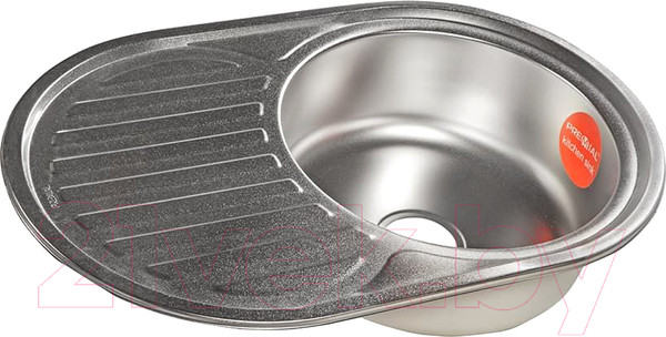Изображение товара Мойка кухонная Premial 7750 0.8мм (матовый)