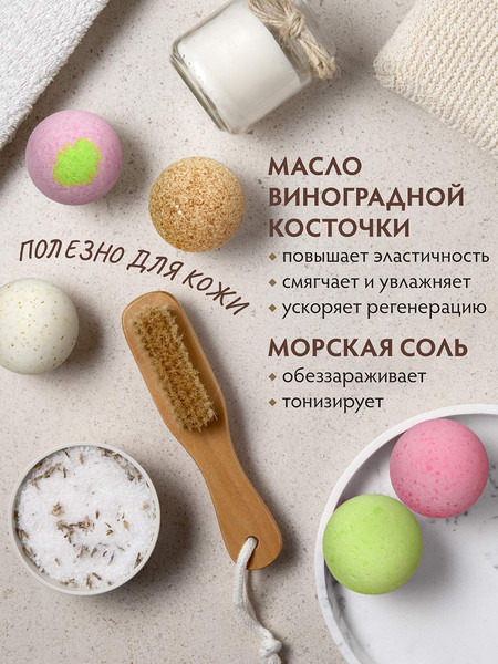Изображение товара Бомбочка для ванны Банные Штучки 33019