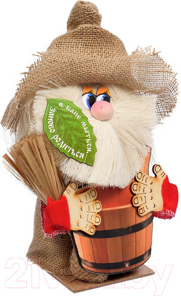 Изображение товара Оберег для бани Банные Штучки Банник в бане мыться, заново родиться / 32654