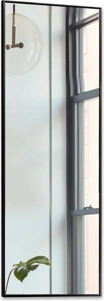 Изображение товара Зеркало Алмаз-Люкс М-254 (120x40см, в черной алюминиевой раме)