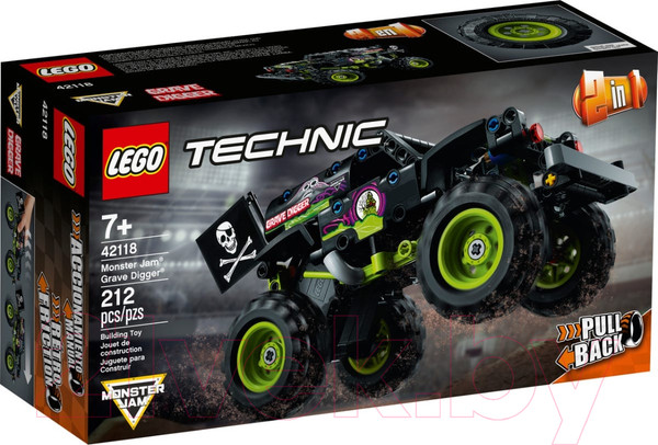 Изображение товара Конструктор инерционный Lego Technic Monster Jam Grave Digger / 42118