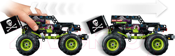 Изображение товара Конструктор инерционный Lego Technic Monster Jam Grave Digger / 42118