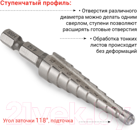 Изображение товара Сверло Vira Rage 554001