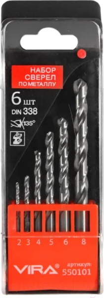 Изображение товара Набор сверл Vira 550101