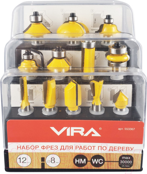 Изображение товара Набор фрез Vira 553367