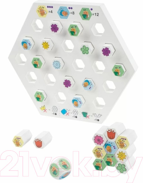 Изображение товара Настольная игра Простые правила Пчёлки дома