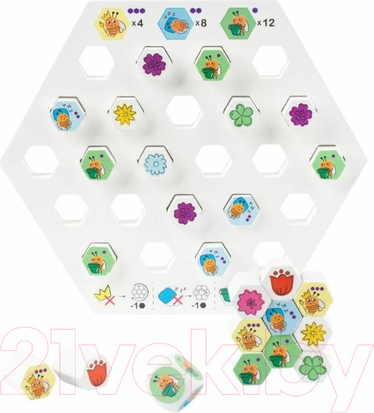 Изображение товара Настольная игра Простые правила Пчёлки дома