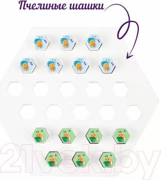 Изображение товара Настольная игра Простые правила Пчёлки дома