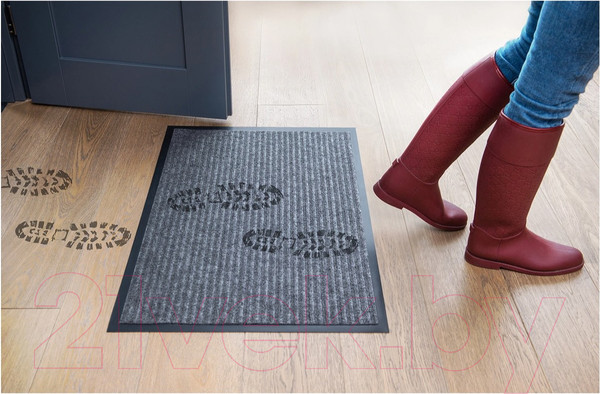 Изображение товара Коврик грязезащитный Велий Техно 40x60 (серый)