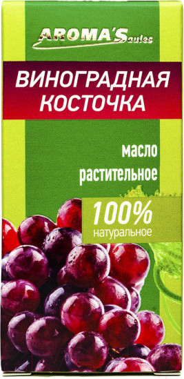 Изображение товара Масло косметическое Aroma Saules Растительное Виноградная косточка (30мл)