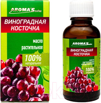 Изображение товара Масло косметическое Aroma Saules Растительное Виноградная косточка (30мл)