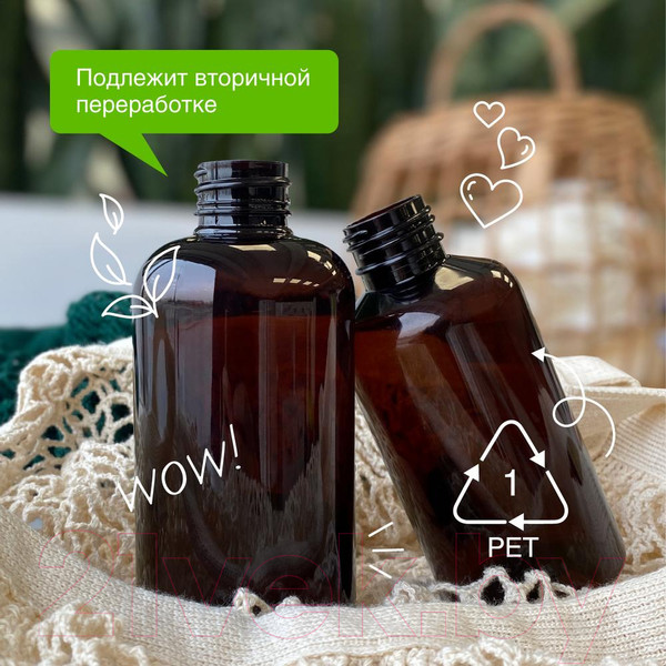 Изображение товара Мыло жидкое Synergetic Натуральное Карамельное яблоко и ваниль (380мл)