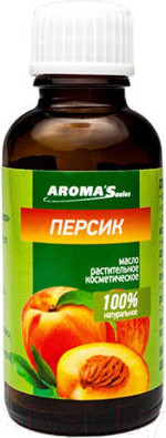 Изображение товара Масло косметическое Aroma Saules Растительное Персик (30мл)
