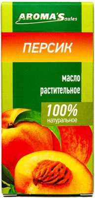 Изображение товара Масло косметическое Aroma Saules Растительное Персик (30мл)