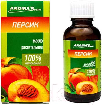 Изображение товара Масло косметическое Aroma Saules Растительное Персик (30мл)