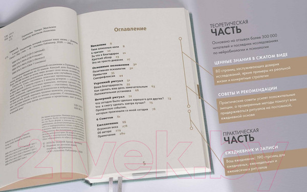 Изображение товара Мотивационный ежедневник Альпина 6 минут. Ежедневник, который изменит вашу жизнь. Корица (Спенст Д.)