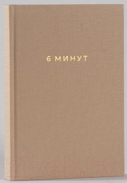 Изображение товара Мотивационный ежедневник Альпина 6 минут. Ежедневник, который изменит вашу жизнь. Корица (Спенст Д.)