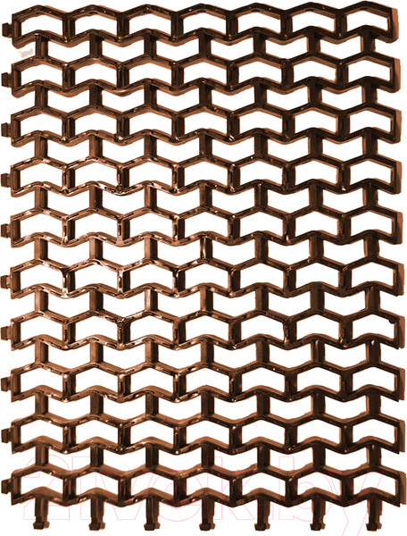 Изображение товара Коврик грязезащитный Пластизделие Пила 1.2x102x600 (коричневый)