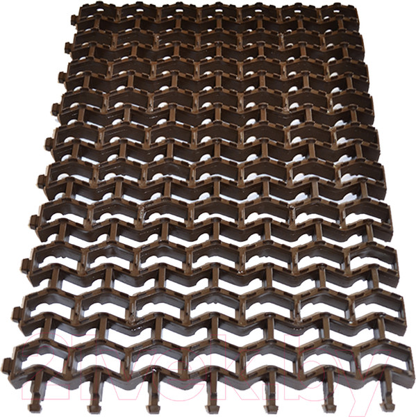 Изображение товара Коврик грязезащитный Пластизделие Пила 1.2x102x600 (коричневый)