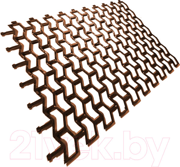 Изображение товара Коврик грязезащитный Пластизделие Пила 1.2x102x600 (коричневый)