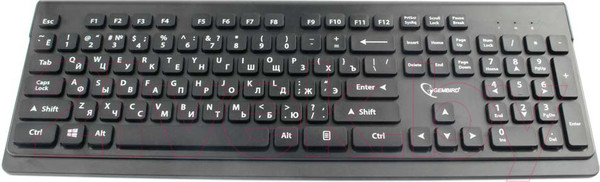 Изображение товара Комплект клавиатура и мышь Gembird KBS-7200