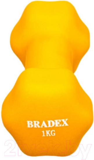 Изображение товара Гантель Bradex SF 0540 (1кг, желтый)