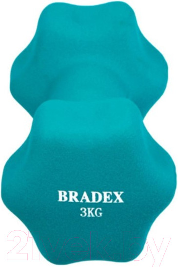 Изображение товара Гантель Bradex SF 0543 (3кг, голубой)