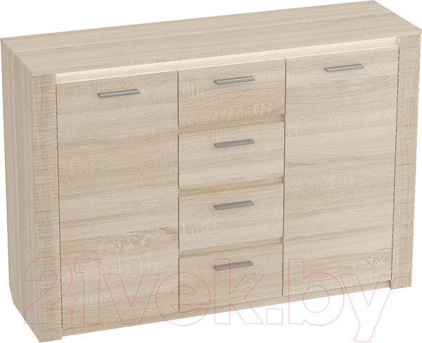 Изображение товара Тумба Мебельград Элана 1395 (дуб сонома)