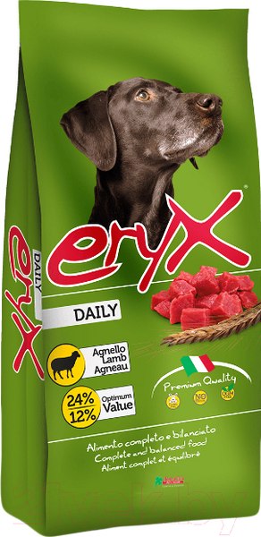 Изображение товара Сухой корм для собак Adragna Eryx Daily Lamb (15кг)