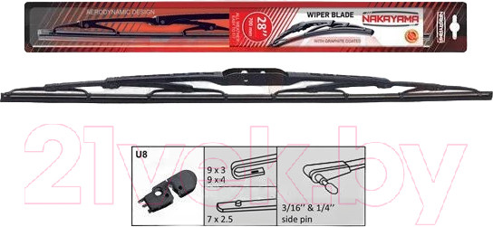 Изображение товара Щетка стеклоочистителя Nakayama NW-128NY (700мм)
