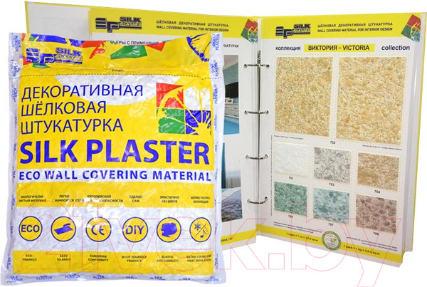 Изображение товара Жидкие обои Silk Plaster Виктория 724