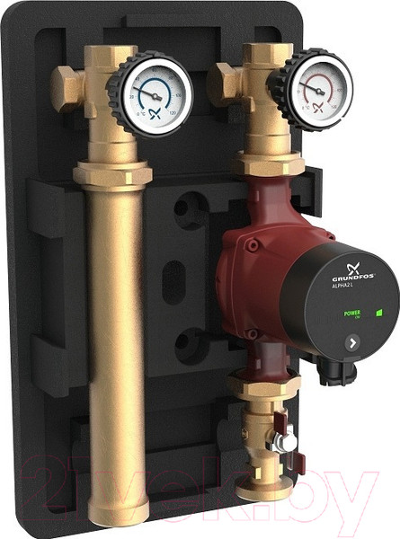 Изображение товара Насосно-смесительный узел коллектора Grundfos Heatmix D25 Alpha 2L 40 (99309071)