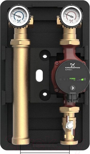 Изображение товара Насосно-смесительный узел коллектора Grundfos Heatmix D25 Alpha 2L 40 (99309071)