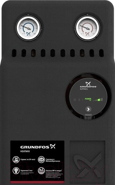 Изображение товара Насосно-смесительный узел коллектора Grundfos Heatmix D25 Alpha 2L 40 (99309071)