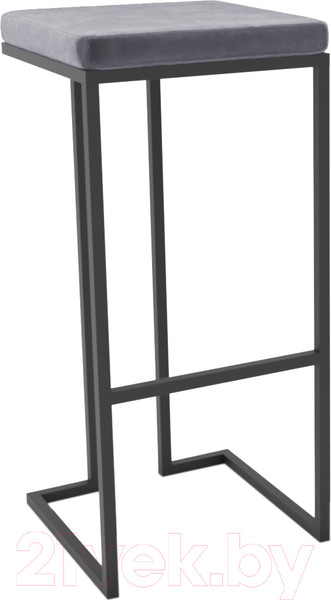 Изображение товара Табурет барный Hype Mebel Кинг (черный/серый)