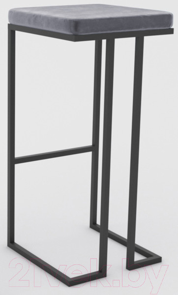 Изображение товара Табурет барный Hype Mebel Кинг (черный/серый)