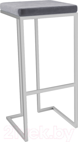 Изображение товара Табурет барный Hype Mebel Кинг (белый/серый)