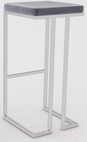 Изображение товара Табурет барный Hype Mebel Кинг (белый/серый)