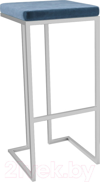 Изображение товара Табурет барный Hype Mebel Кинг (белый/синий)