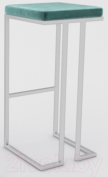 Изображение товара Табурет барный Hype Mebel Кинг (белый/зеленый)