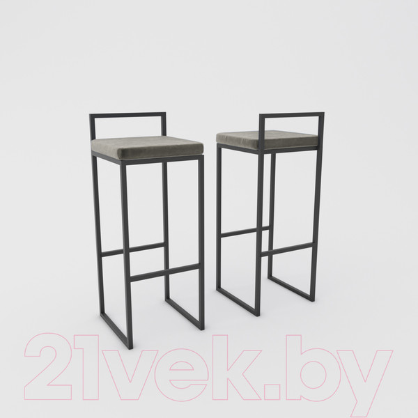 Изображение товара Стул барный Hype Mebel Энзо (черный/серый)