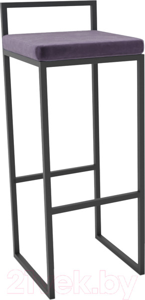 Изображение товара Стул барный Hype Mebel Энзо (черный/фиолетовый)
